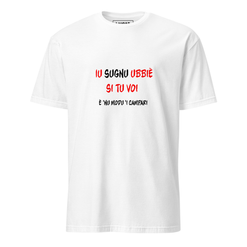 T-shirt Iu Sugnu Ubbiè - LUJCAR